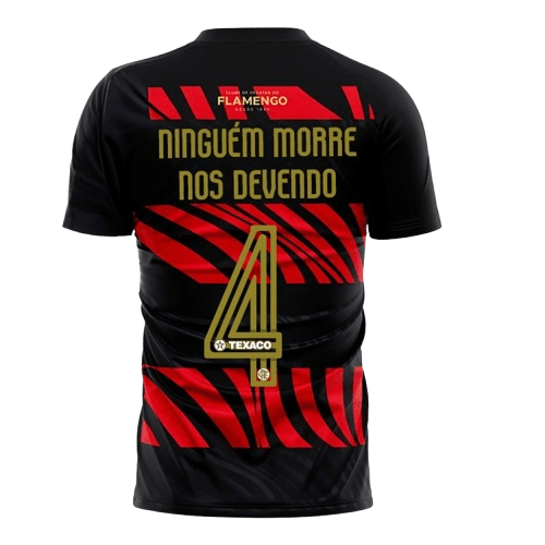 Camisa Flamengo Pherusa Ninguém Morre Nos Devendo