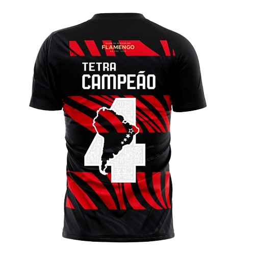 Camisa Flamengo Pherusa Edição Especial Tetra Campeão